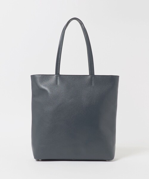 A DAY IN THE LIFE UNITED ARROWS(アデイインザライフユナイテッドアローズ)の「シュリンク レザー バーティカルトートバッグ<A DAY IN THE LIFE>(トートバッグ・メンズ・ブラック/ダークグレー・FREE)」の2枚目の写真