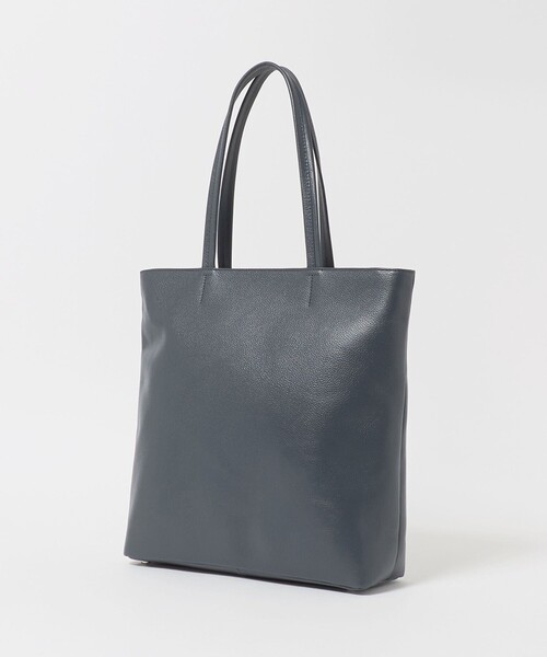 A DAY IN THE LIFE UNITED ARROWS(アデイインザライフユナイテッドアローズ)の「シュリンク レザー バーティカルトートバッグ<A DAY IN THE LIFE>(トートバッグ・メンズ・ブラック/ダークグレー・FREE)」の5枚目の写真