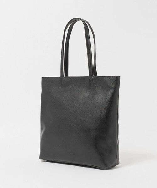 A DAY IN THE LIFE UNITED ARROWS(アデイインザライフユナイテッドアローズ)の「シュリンク レザー バーティカルトートバッグ<A DAY IN THE LIFE>(トートバッグ・メンズ・ブラック/ダークグレー・FREE)」の13枚目の写真