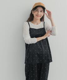 刺繍ベロアキャミチュニック 26AW