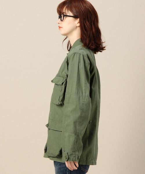 BEAUTY&YOUTH UNITED ARROWS(ビューティーアンドユースユナイテッドアローズ)の「BY ROTHCO BDU シャツジャケット ◆(ミリタリージャケット・レディース・オリーブ・X-SMALL)」の4枚目の写真