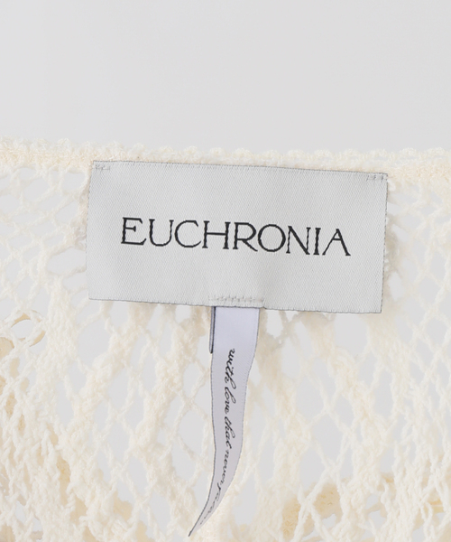 CITYSHOP(シティーショップ)の「EUCHRONIA STRETCH LACE CARDIGAN 262802:カーディガン(カーディガン/ボレロ・レディース・アイボリー・FREE)」の10枚目の写真