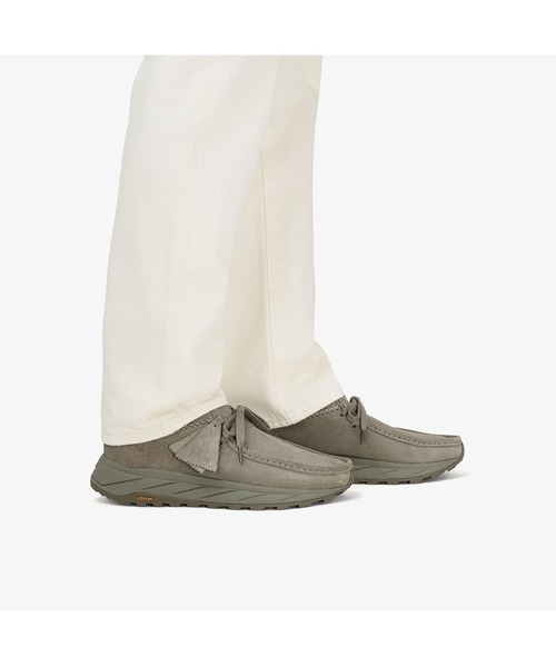 Clarks Originals(クラークスオリジナルズ)の「Walla Eden Lo / ワラエデンロー (セージスエード)(モカシン/デッキシューズ・メンズ・グリーン・UK9/UK8.5/UK8/UK7.5/UK7/UK6/UK10.5/UK10/UK9.5)」の7枚目の写真