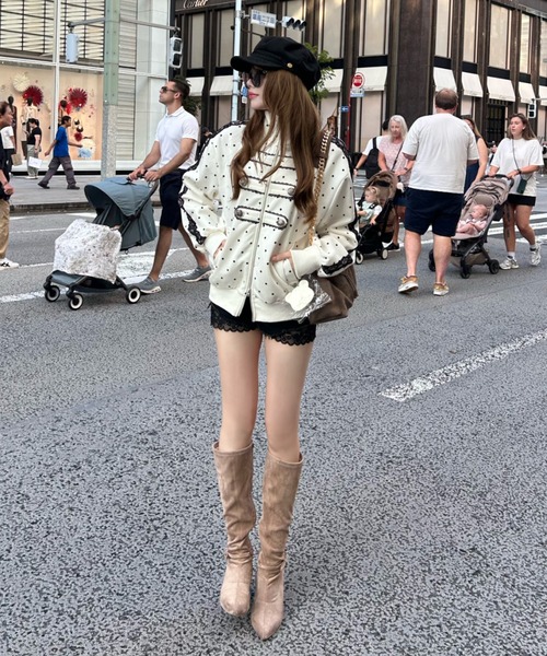 OLIVE des OLIVE（オリーブデオリーブ）の「ナポレオンジップブルゾン