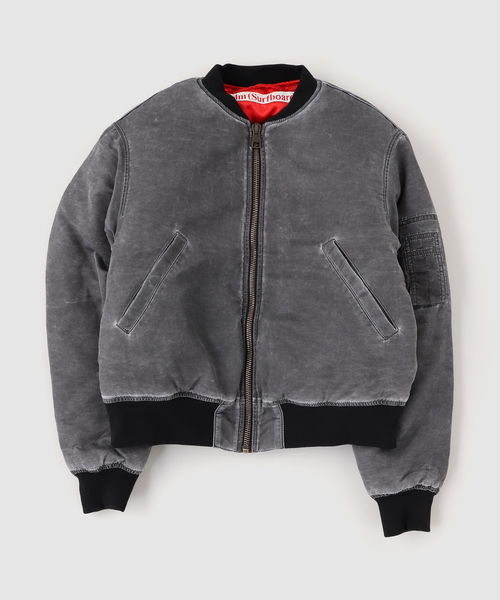 PULP/417EDIFICE(パルプフォーワンセブンエディフィス)の「STOCKHOLM SURFBOARD CLUB / ストックホルムサーフボードクラブ BOMBER JACKET(その他アウター・メンズ・ブラック・SMALL/MEDIUM)」の1枚目の写真