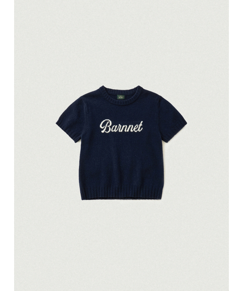 The Barnnet(ザバーネット)の「BARNNET ロゴカシミヤニット_ネイビー(ニット/セーター・レディース・その他・SMALL/MEDIUM)」の1枚目の写真