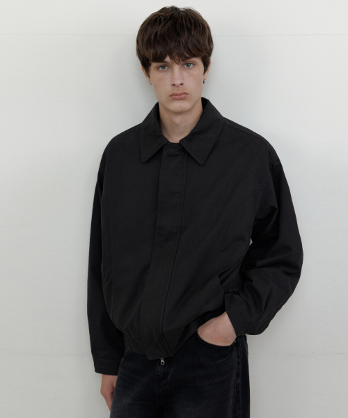 WEDNESDAY OASIS(ウェンズデーオアシス)の「パネルツイルポケットジャンパー_CHARCOAL(WCB6OT05)(ブルゾン・メンズ・チャコール・MEDIUM/LARGE)」の3枚目の写真