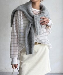 【WEB限定】ボーダーオーバートップス