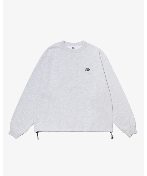 KEBOZ（ケボズ）の「EFG WAPPEN DRAWSTRING SWEAT CREWNECK（スウェット・メンズ・ネイビー/アッシュグレー/ブラック/ライトインディゴブルー/カモフラージュ/イエロー・L/M/XL/S）」の3枚目の写真