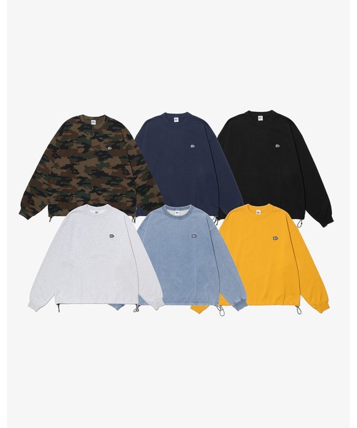 KEBOZ（ケボズ）の「EFG WAPPEN DRAWSTRING SWEAT CREWNECK（スウェット・メンズ・ネイビー/アッシュグレー/ブラック/ライトインディゴブルー/カモフラージュ/イエロー・L/M/XL/S）」の15枚目の写真