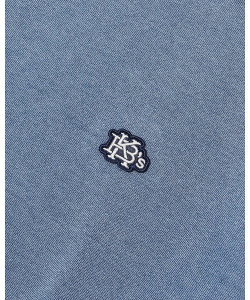 KEBOZ（ケボズ）の「EFG WAPPEN DRAWSTRING SWEAT CREWNECK（スウェット・メンズ・ネイビー/アッシュグレー/ブラック/ライトインディゴブルー/カモフラージュ/イエロー・L/M/XL/S）」の9枚目の写真