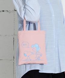 THE MILES（ザ マイルズ）の「"09"≪Vintage PEANUTS≫1ポケット ナイロン 刺繍 A5 ミニ トートバッグ（トートバッグ）」