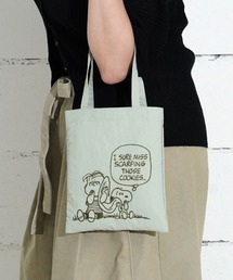 THE MILES（ザ マイルズ）の「"09"≪Vintage PEANUTS≫1ポケット ナイロン 刺繍 A5 ミニ トートバッグ（トートバッグ）」