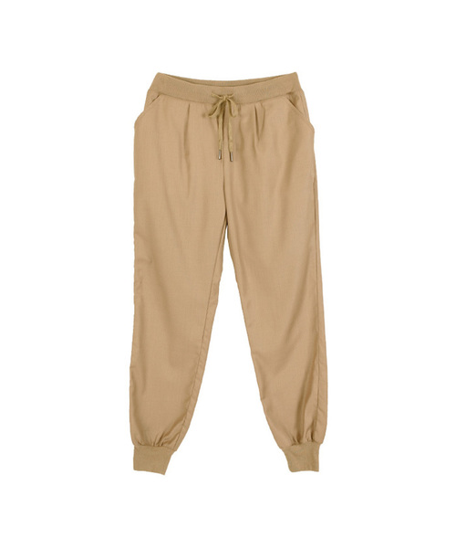 titivate（ティティベイト）の「ウエストリブジョッパーズパンツ（その他パンツ・レディース・ベージュ/ネイビー/ブラック/グレー・M/L）」の3枚目の写真