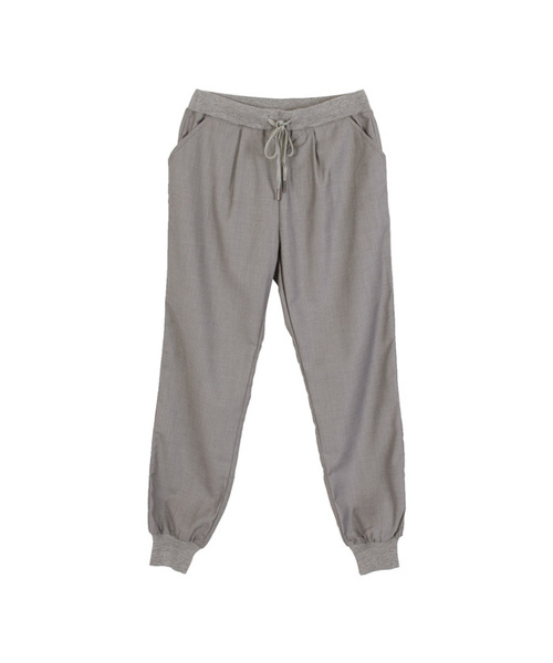 titivate（ティティベイト）の「ウエストリブジョッパーズパンツ（その他パンツ・レディース・ベージュ/ネイビー/ブラック/グレー・M/L）」の13枚目の写真