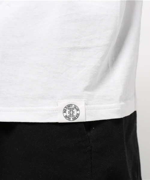 COLLARS（カラーズ）の「【COLLARS/ カラーズ】30/-天竺 Vネック スタンダードTシャツ（Tシャツ/カットソー・メンズ・ホワイト/ブラック・S/L/M）」の7枚目の写真