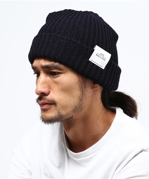 SHIPS(シップス)の「SA: 【アメリカ製】 ニット キャップ(ニットキャップ/ビーニー・メンズ・ブラック/オリーブ/ネイビー/ダークブルー/チャコールグレー/キャメル/レッド・ONE SIZE)」の6枚目の写真
