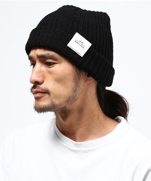 SHIPS(シップス)の「SA: 【アメリカ製】 ニット キャップ(ニットキャップ/ビーニー・メンズ・ブラック/オリーブ/ネイビー/ダークブルー/チャコールグレー/キャメル/レッド・ONE SIZE)」の2枚目の写真