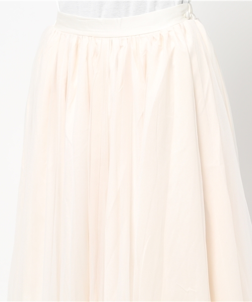 one after another NICE CLAUP（ワンアフターアナザーナイスクラップ）の「ｎｅｗチューガンジースカート（スカート・レディース・オフホワイト/グレー/ブラック・FREE）」の8枚目の写真