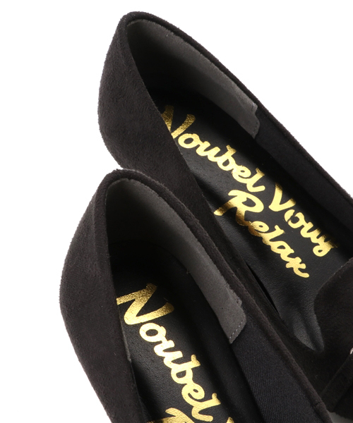 Noubel Voug Relax（ヌーベルヴォーグリラックス）の「Noubel Voug Relax（ヌーベルヴォーグリラックス）/パールモチーフ　オペラピンヒールパンプス（パンプス・レディース・ベージュ/ブラック/グレー・LL/M/S/L）」の9枚目の写真