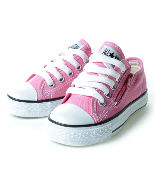 green label relaxing(グリーンレーベルリラクシング)の「CHILD ALLSTAR Z OX スニーカー(スニーカー・キッズ・ホワイト/ピンク/コバルトブルー・15cm/16cm/17cm/18cm)」の1枚目の写真