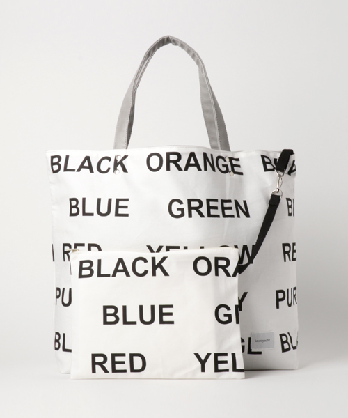 knot yacht（ノットヨット）の「ペインティングバッグ（トートバッグ・レディース・ブラック/ライトグレー/ネイビー・FREE）」の2枚目の写真