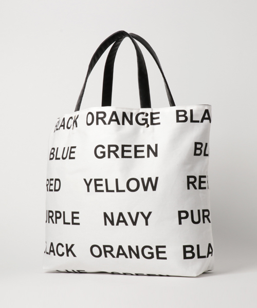 knot yacht（ノットヨット）の「ペインティングバッグ（トートバッグ・レディース・ブラック/ライトグレー/ネイビー・FREE）」の5枚目の写真