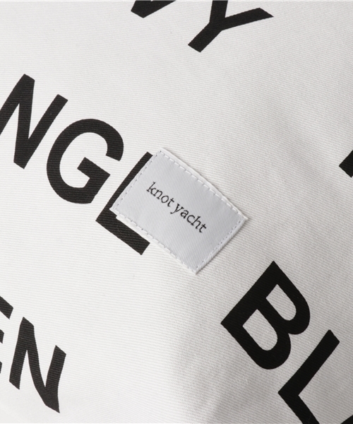 knot yacht（ノットヨット）の「ペインティングバッグ（トートバッグ・レディース・ブラック/ライトグレー/ネイビー・FREE）」の9枚目の写真