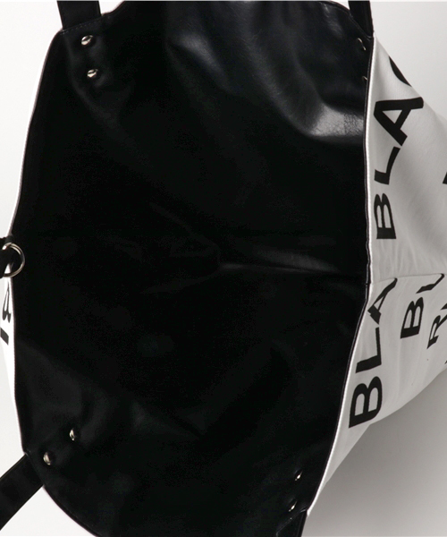 knot yacht（ノットヨット）の「ペインティングバッグ（トートバッグ・レディース・ブラック/ライトグレー/ネイビー・FREE）」の11枚目の写真