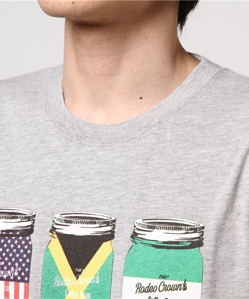 RODEO CROWNS WIDE BOWL（ロデオクラウンズワイドボウル）の「CANNING Tシャツ（Tシャツ/カットソー・メンズ・ホワイト/トップグレー/ネイビー・LARGE/X-LARGE/MEDIUM）」の7枚目の写真