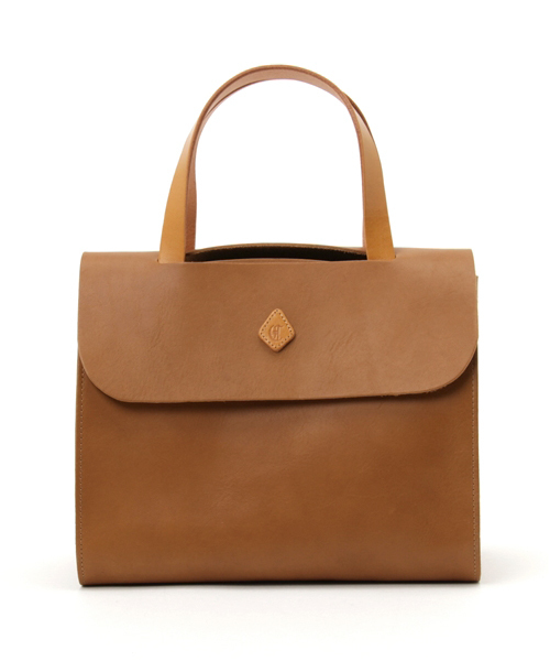 CLEDRAN(クレドラン)の「CL2442 ROND FLAP TOTE レザー トートバッグ(トートバッグ・レディース・ブラック/ブラウン/キャメル・FREE)」の3枚目の写真