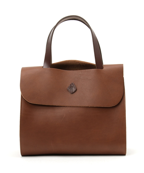 CLEDRAN(クレドラン)の「CL2442 ROND FLAP TOTE レザー トートバッグ(トートバッグ・レディース・ブラック/ブラウン/キャメル・FREE)」の1枚目の写真