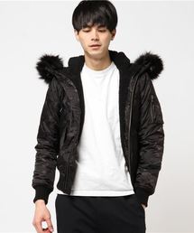 アズールバイマウジー n-2b ミリタリージャケット AZUL by moussy（アズールバイマウジー）の「カモフラタフタN