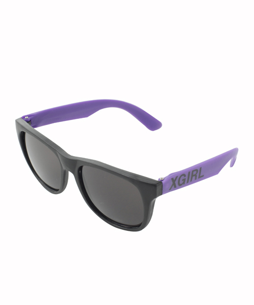 X-girl（エックスガール）の「XGIRL PLASTIC SUNGLASSES（サングラス・レディース・ピンク/パープル/イエロー/オレンジ/ライトグリーン・ONE SIZE）」の3枚目の写真