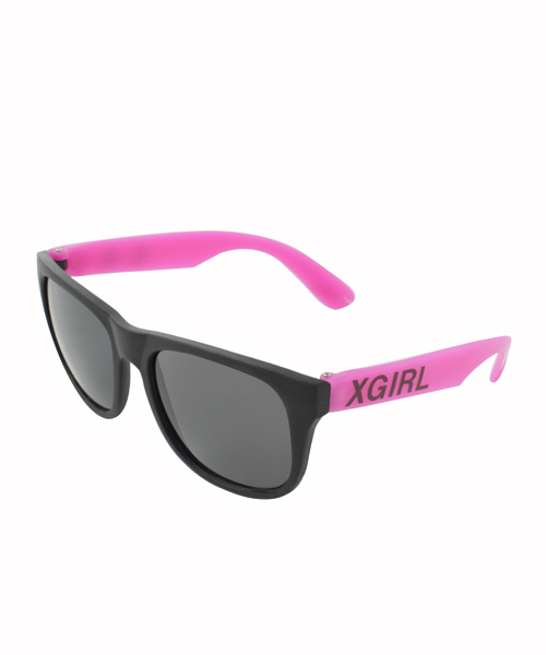 X-girl（エックスガール）の「XGIRL PLASTIC SUNGLASSES（サングラス・レディース・ピンク/パープル/イエロー/オレンジ/ライトグリーン・ONE SIZE）」の5枚目の写真