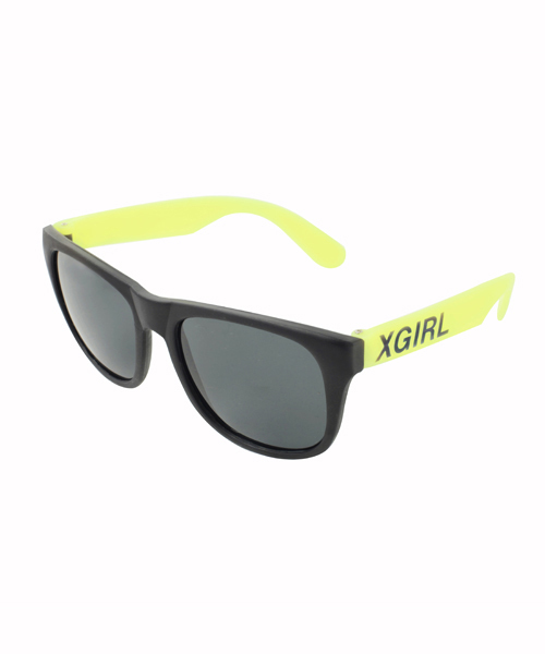 X-girl（エックスガール）の「XGIRL PLASTIC SUNGLASSES（サングラス・レディース・ピンク/パープル/イエロー/オレンジ/ライトグリーン・ONE SIZE）」の4枚目の写真