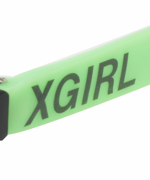 X-girl（エックスガール）の「XGIRL PLASTIC SUNGLASSES（サングラス・レディース・ピンク/パープル/イエロー/オレンジ/ライトグリーン・ONE SIZE）」の7枚目の写真