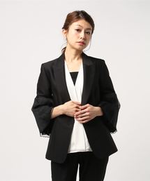 OTHER BRAND�i�A�U�[�u�����h�j�́uLI HUA / ���[�t�@�[�FFlare Sleeve Jacket�F�t���A�W���P�b�g�FEOV7610[ANN]�i�e�[���[�h�W���P�b�g�j�v