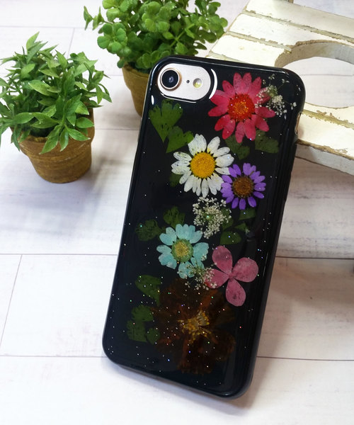 Lala Born ララボーン の Lalaborn ララボーン 押し花iphoneケース Iphone6 7 8兼用 スマホケース カバー Wear