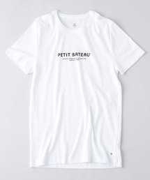 PETIT BATEAU | PETIT BATEAU/別注メンズ　ロゴプリントＴＥＥ(Tシャツ/カットソー)