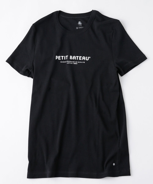 PETIT BATEAU(プチバトー)の「PETIT BATEAU/別注メンズ ロゴプリントTEE(Tシャツ/カットソー・メンズ・ホワイト/ブラック/その他1・LARGE/MEDIUM/SMALL/X-LARGE)」の3枚目の写真