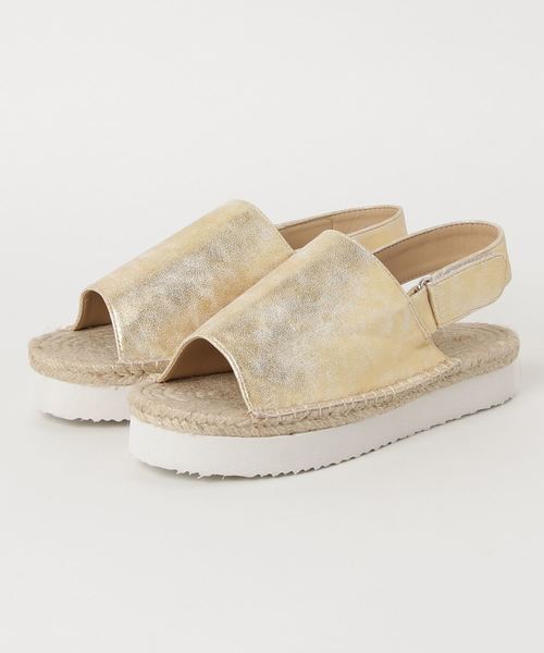 GeeRA（ジーラ）の「軽量キラキラフラットサンダル（サンダル・レディース・ブラック/シルバー/ゴールド・SMALL/MEDIUM/LARGE/X-LARGE）」の3枚目の写真