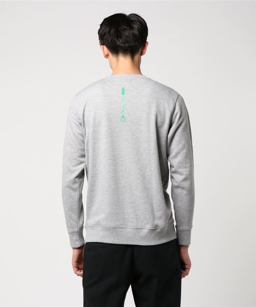Lowe Alpine フリース トレーナー M グレー LOWE ALPINE/別注 LOWE ALPINE CREWNECK ZIP POCKET SWEAT LS