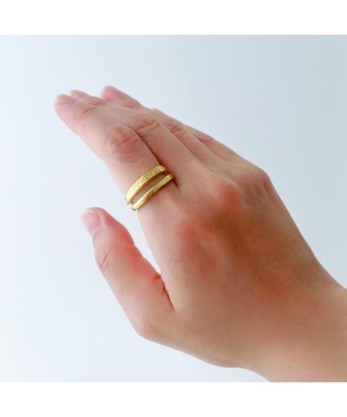 Esperanto（エスペラント）の「esperanto (エスペラント)/真鍮リング（リング・メンズ・アンティークゴールド/ゴールド・#13/#17/#19/#21/#11/#9/#15）」の3枚目の写真
