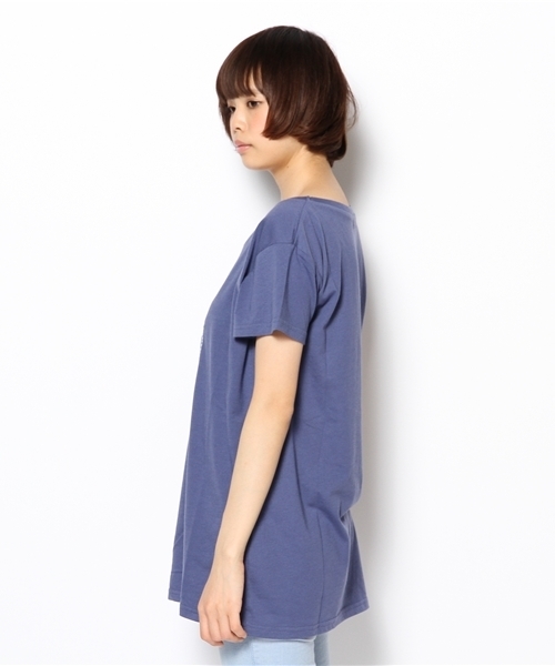 CIAOPANIC（チャオパニック）の「《WEB限定SALE価格》【Ciaopanic】PARIS刺繍TEE（Tシャツ/カットソー・レディース・オフホワイト/ネイビー・FREE）」の3枚目の写真