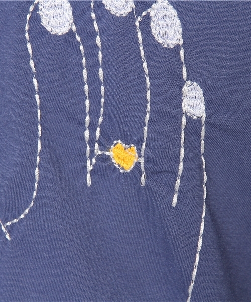 CIAOPANIC（チャオパニック）の「《WEB限定SALE価格》【Ciaopanic】PARIS刺繍TEE（Tシャツ/カットソー・レディース・オフホワイト/ネイビー・FREE）」の8枚目の写真