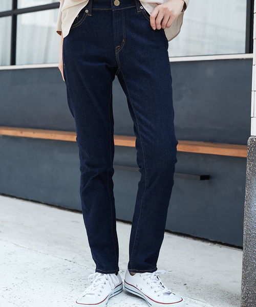 AMERICAN HOLIC（アメリカンホリック）の「スキニーフィットデニム ●（デニムパンツ・レディース・インディゴブルー/ワンウォッシュ/ブルー系その他・LL/S/M/L/XS）」の3枚目の写真