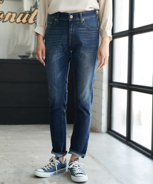 AMERICAN HOLIC（アメリカンホリック）の「スキニーフィットデニム ●（デニムパンツ・レディース・インディゴブルー/ワンウォッシュ/ブルー系その他・LL/S/M/L/XS）」の22枚目の写真