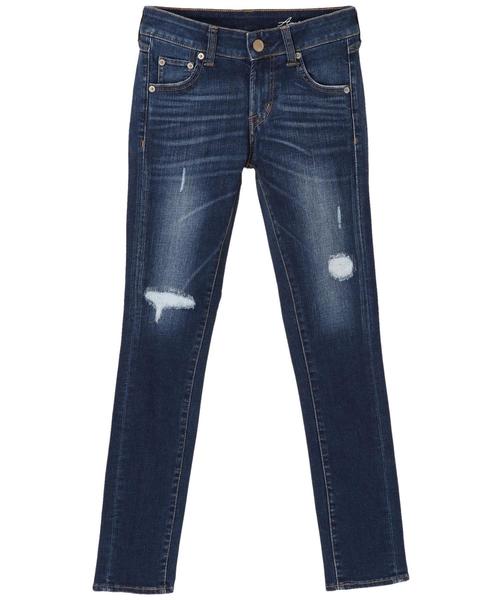 AMERICAN HOLIC（アメリカンホリック）の「スキニーフィットデニム ●（デニムパンツ・レディース・インディゴブルー/ワンウォッシュ/ブルー系その他・LL/S/M/L/XS）」の5枚目の写真