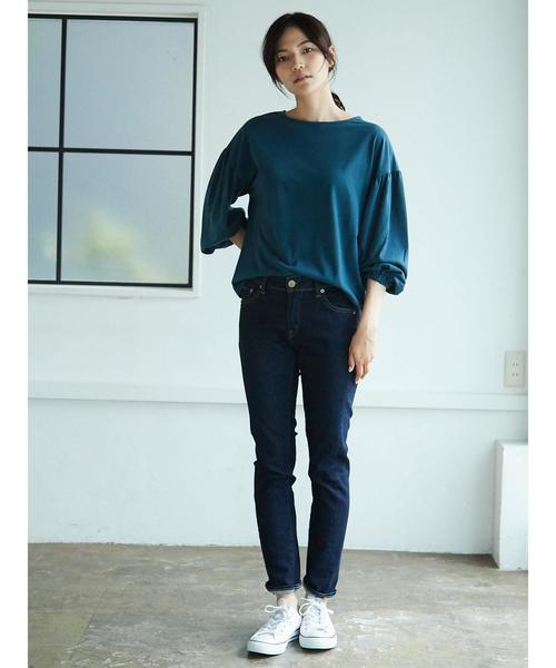 AMERICAN HOLIC（アメリカンホリック）の「スキニーフィットデニム ●（デニムパンツ・レディース・インディゴブルー/ワンウォッシュ/ブルー系その他・LL/S/M/L/XS）」の13枚目の写真